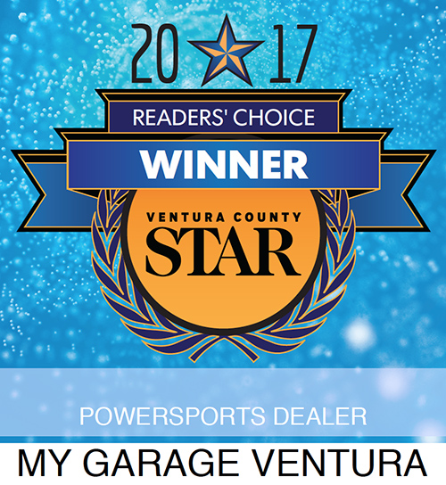 My Garage Ventura, winner of Ventura County Star 2017 Best Powersports Dealer